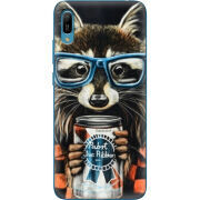 Чехол Uprint Huawei Y6 2019 Енот с банкой