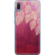 Чехол Uprint Huawei Y6 2019 Gold Leaves