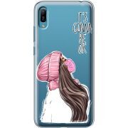Прозрачный чехол Uprint Huawei Y6 2019 It's Gonna Be OK