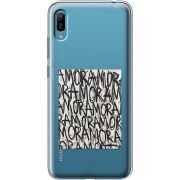 Прозрачный чехол Uprint Huawei Y6 2019 Amor Amor
