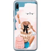 Прозрачный чехол Uprint Huawei Y6 2019 Travel Girl