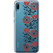 Прозрачный чехол Uprint Huawei Y6 2019 Ethno Ornament