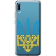 Прозрачный чехол Uprint Huawei Y6 2019 Gold Trident