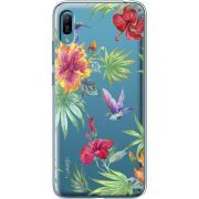 Прозрачный чехол Uprint Huawei Y6 2019 Tropical