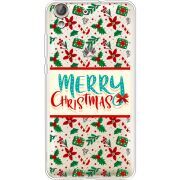 Прозрачный чехол Uprint Huawei Y6 2 Vintage Christmas Pattern
