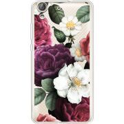 Прозрачный чехол Uprint Huawei Y6 2 Floral Dark Dreams