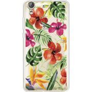 Прозрачный чехол Uprint Huawei Y6 2 Tropical Flowers