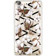 Прозрачный чехол Uprint Huawei Y6 2 Cotton flowers
