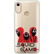 Прозрачный чехол Uprint Honor 8A siquid game люди в красном