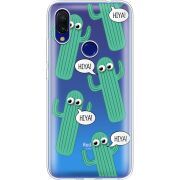 Прозрачный чехол Uprint Xiaomi Redmi 7 с 3D-глазками HIYA