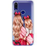 Прозрачный чехол Uprint Xiaomi Redmi 7 Mouse Girls