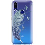 Прозрачный чехол Uprint Xiaomi Redmi 7 Feather