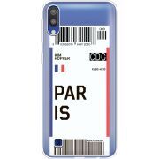 Прозрачный чехол Uprint Samsung M105 Galaxy M10 Ticket Paris