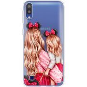 Прозрачный чехол Uprint Samsung M105 Galaxy M10 Mouse Girls