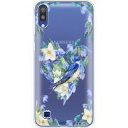 Прозрачный чехол Uprint Samsung M105 Galaxy M10 Spring Bird