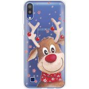 Прозрачный чехол Uprint Samsung M105 Galaxy M10 Winter Deer