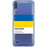 Прозрачный чехол Uprint Samsung M105 Galaxy M10 Pantone вільний синій