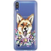 Прозрачный чехол Uprint Samsung M105 Galaxy M10 Winking Fox
