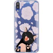 Прозрачный чехол Uprint Samsung M105 Galaxy M10 Meow