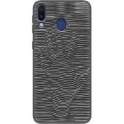 Черный чехол Uprint Samsung M205 Galaxy M20 Optical Hand