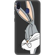 Черный чехол Uprint Samsung M205 Galaxy M20 Lucky Rabbit