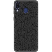 Черный чехол Uprint Samsung M205 Galaxy M20 Leaves