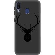 Черный чехол Uprint Samsung M205 Galaxy M20 Deer