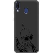 Черный чехол Uprint Samsung M205 Galaxy M20 