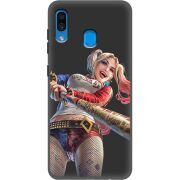 Черный чехол Uprint Samsung A305 Galaxy A30 Happy Harley Quinn