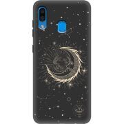 Черный чехол Uprint Samsung A305 Galaxy A30 Moon