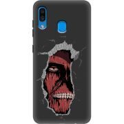 Черный чехол Uprint Samsung A305 Galaxy A30 Нападение на Титана