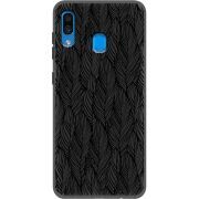Черный чехол Uprint Samsung A305 Galaxy A30 