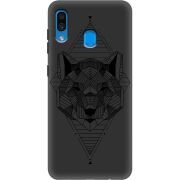 Черный чехол Uprint Samsung A305 Galaxy A30 