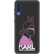 Черный чехол Uprint Samsung A505 Galaxy A50 Pink Karl