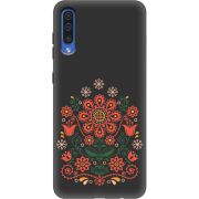 Черный чехол Uprint Samsung A505 Galaxy A50 Ukrainian Ornament