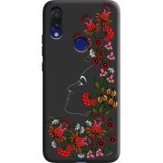 Черный чехол Uprint Xiaomi Redmi 7 3D Ukrainian Muse