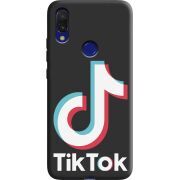 Черный чехол Uprint Xiaomi Redmi 7 Tik Tok