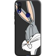 Черный чехол Uprint Xiaomi Redmi 7 Lucky Rabbit