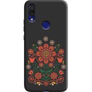 Черный чехол Uprint Xiaomi Redmi 7 Ukrainian Ornament