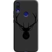 Черный чехол Uprint Xiaomi Redmi 7 Deer