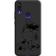 Черный чехол Uprint Xiaomi Redmi 7 