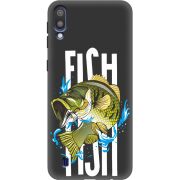 Черный чехол Uprint Samsung M105 Galaxy M10 Fish