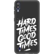 Черный чехол Uprint Samsung M105 Galaxy M10 Hard Times Good Times