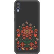 Черный чехол Uprint Samsung M105 Galaxy M10 Ukrainian Ornament