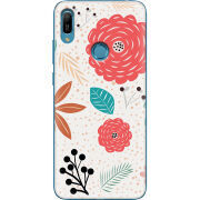 Чехол Uprint Huawei Y6 Prime 2019 Line Flowers