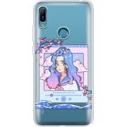 Прозрачный чехол Uprint Huawei Y6 Prime 2019 The Sakuras Will Cry For You