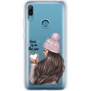 Прозрачный чехол Uprint Huawei Y6 Prime 2019 love is in the air