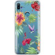 Прозрачный чехол Uprint Huawei Y6 Prime 2019 Tropical