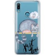 Прозрачный чехол Uprint Huawei Y6 Prime 2019 Just Love