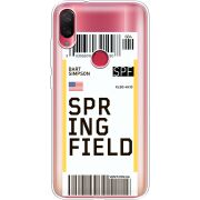 Прозрачный чехол Uprint Xiaomi Mi Play Ticket Springfield